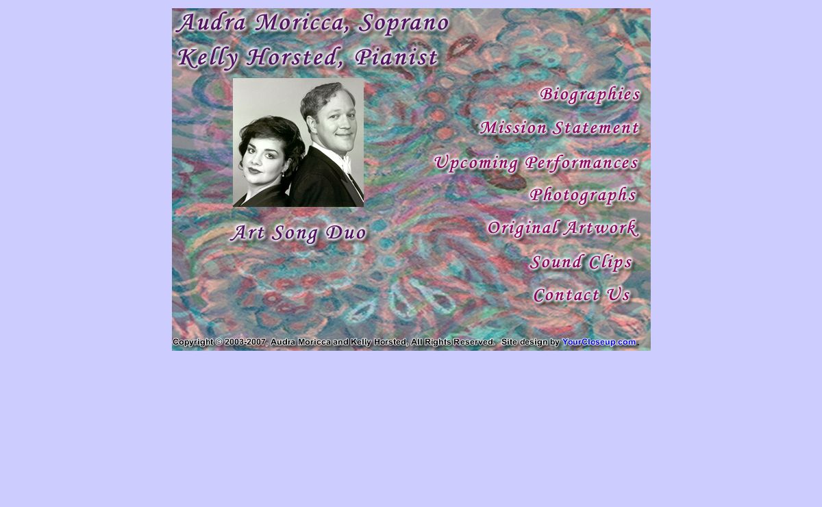 Audra Moricca and Kelly Horsted, Art Song Duo