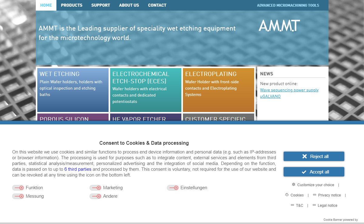 Welcome to AMMT GmbH – Advanced Micromachining Tools