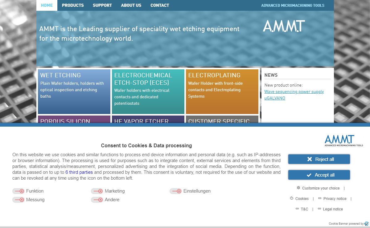 Welcome to AMMT GmbH – Advanced Micromachining Tools
