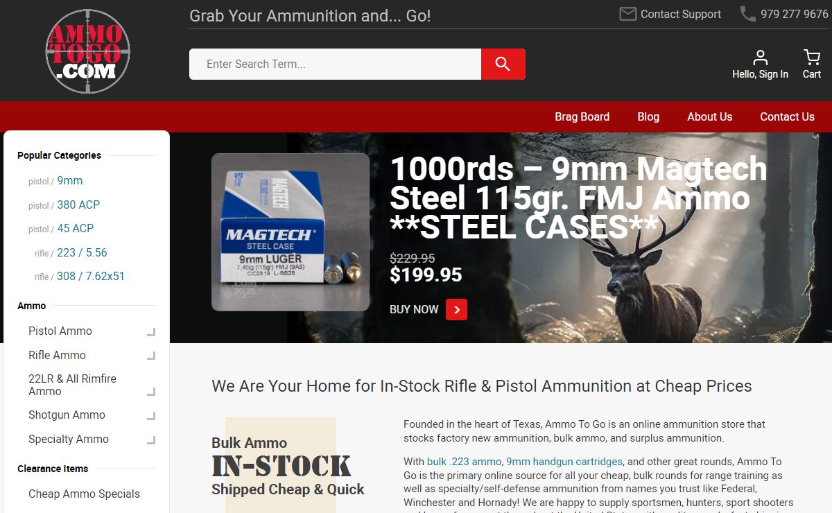 Ammo To Go : Ammunition | Bulk and Cheap Ammo for Sale