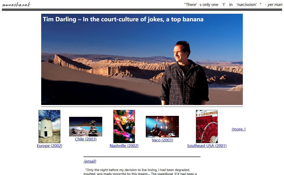 Tim Darling’s home page