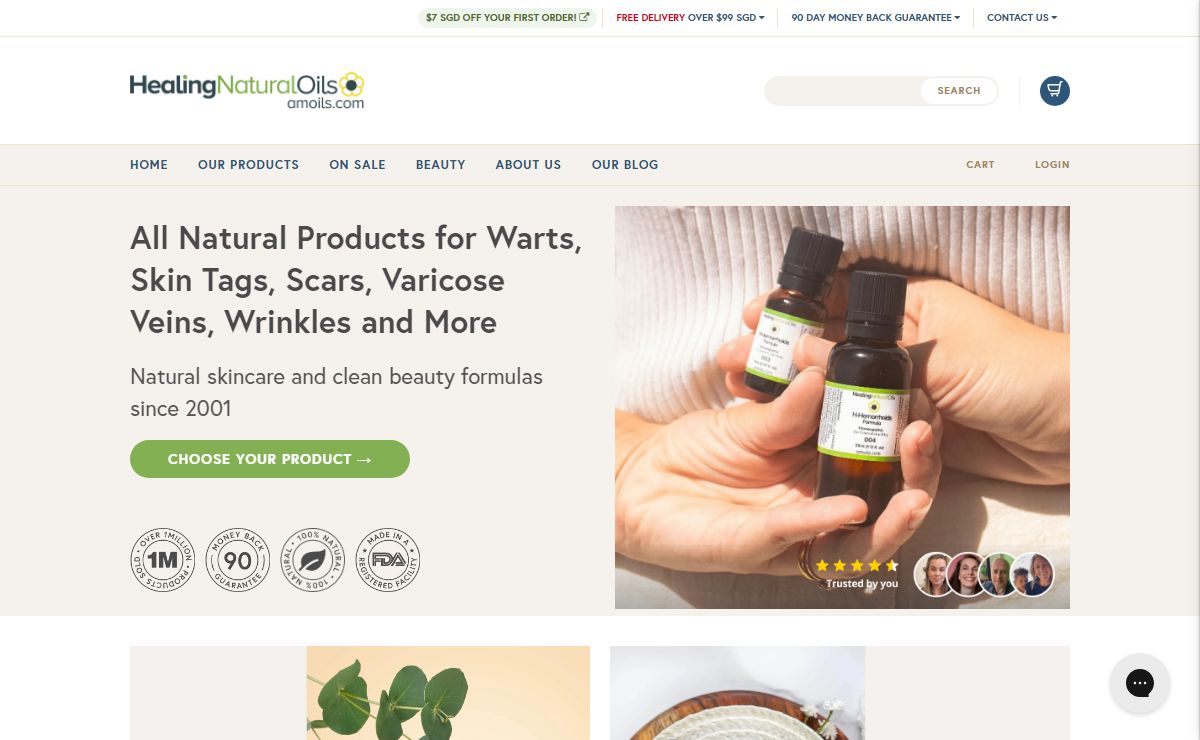 Natural Skin Care & Beauty Oils | Healing Oils | Healing Natural Oils