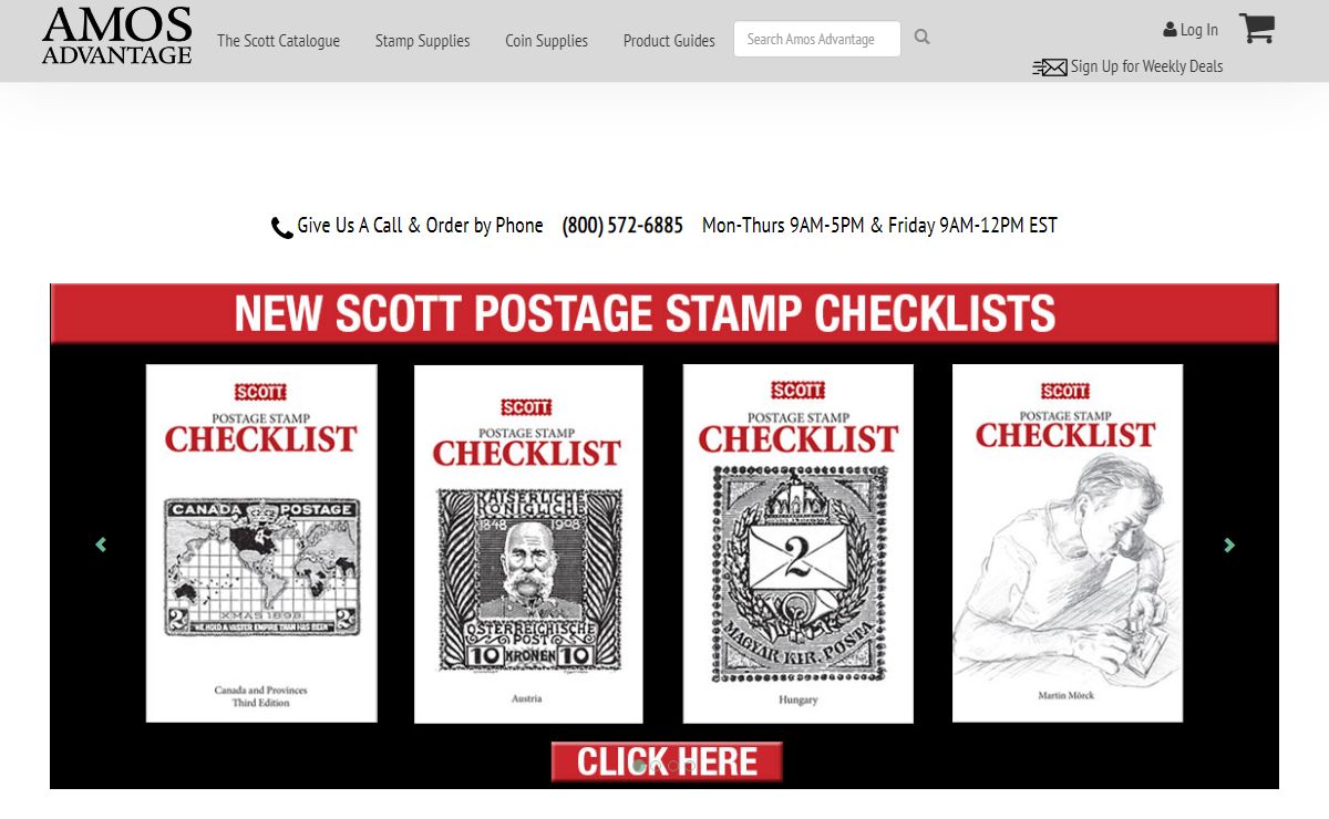 Amos Advantage - Stamp and Coin Hobby Supplies