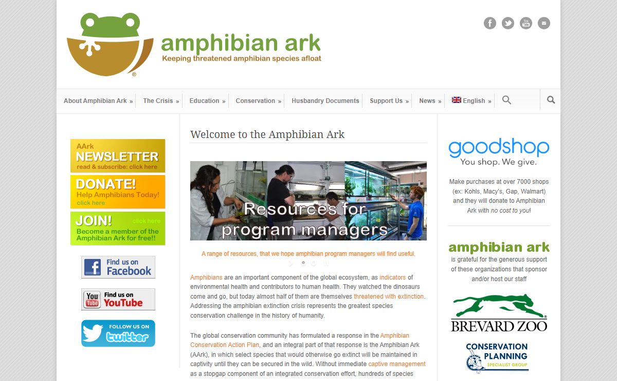 Amphibian Ark - Saving endangered amphibians from extinction