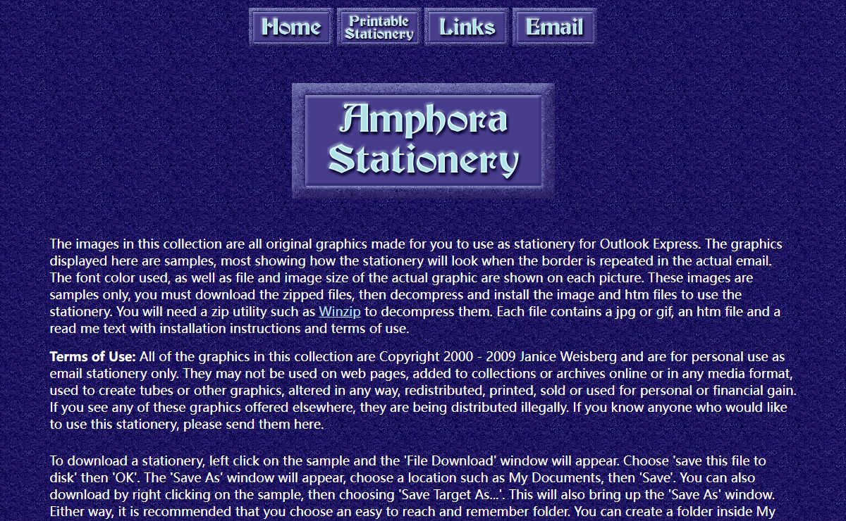 Amphora Stationery