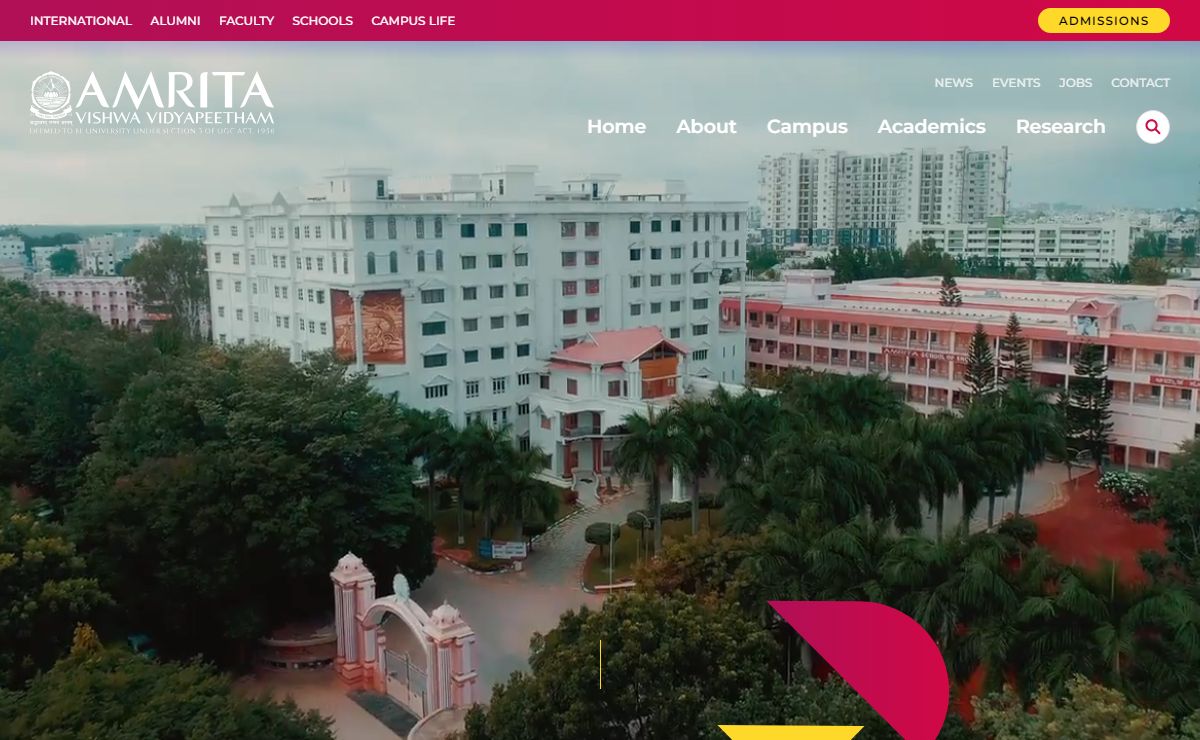 Deemed University - Private University in India | Amrita Vishwa Vidyapeetham
