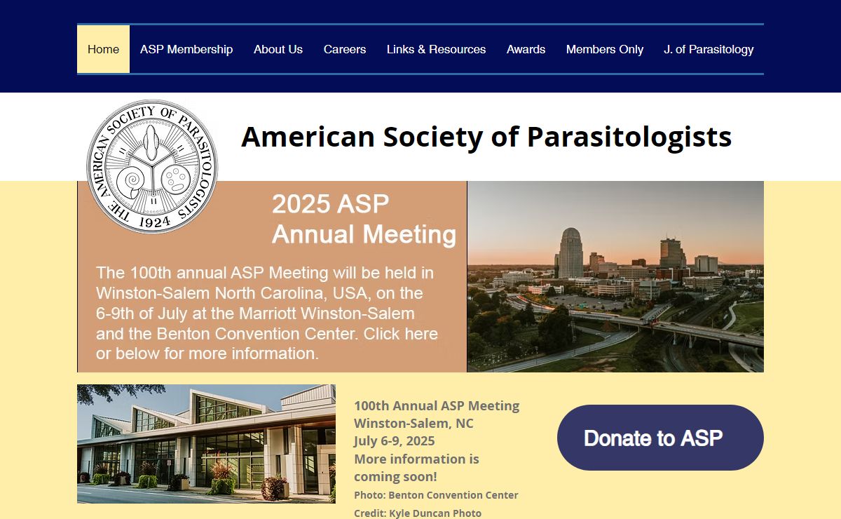 American Society of Parasitologists Home Page