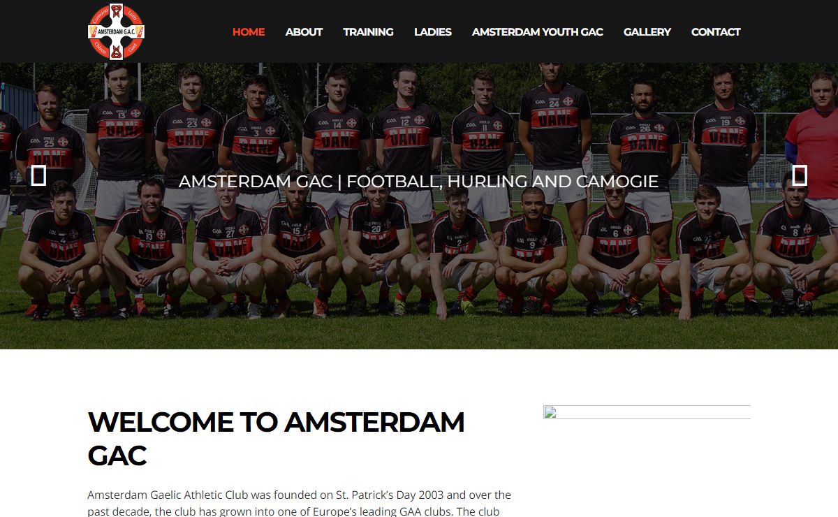Amsterdam GAC | Irish Football, Hurling & Camogie Team – The home of football, hurling and camogie in Amsterdam city.
