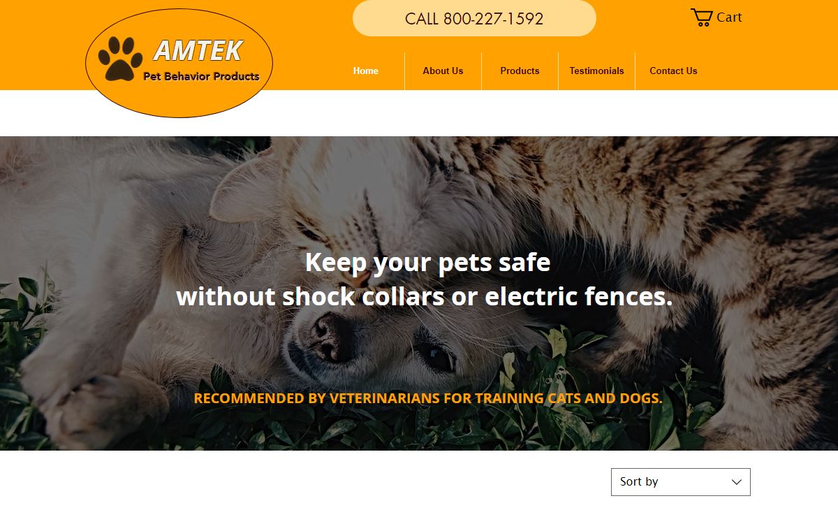 Amtek Pet Behavior Products to stop excessive barking or other pet