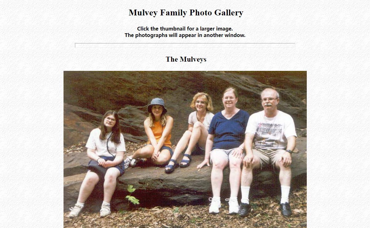 Mulvey Family Photo Gallery