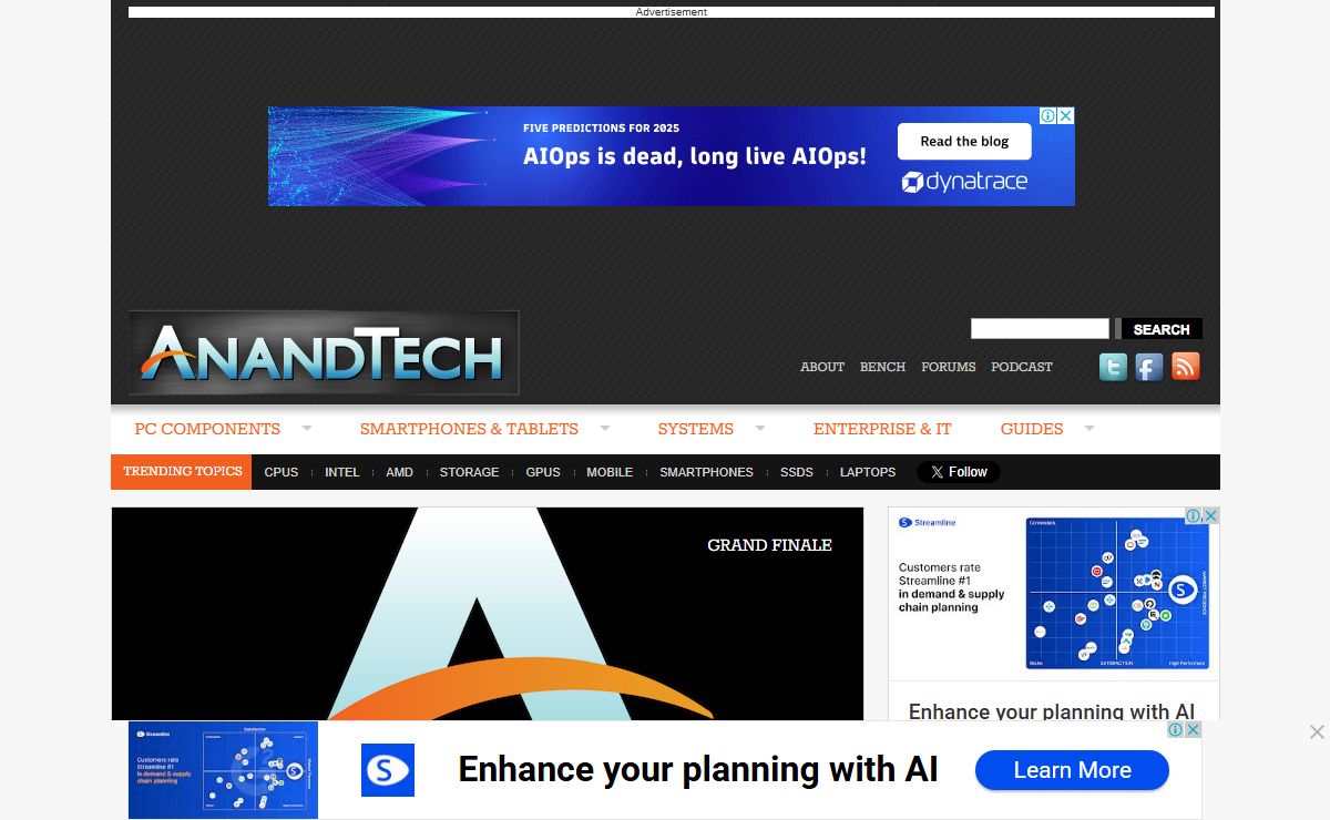 AnandTech: Hardware News and Tech Reviews Since 1997