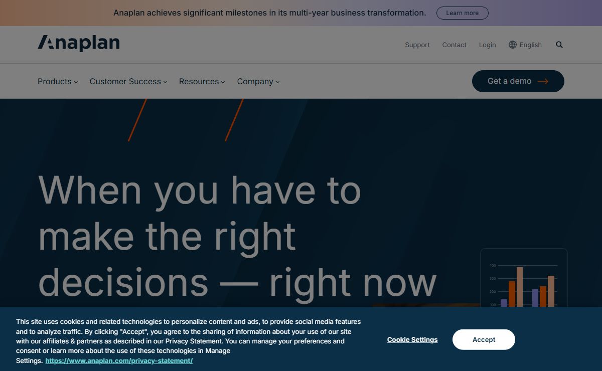 AI-infused Scenario Planning, Analysis, and Reporting | Anaplan
