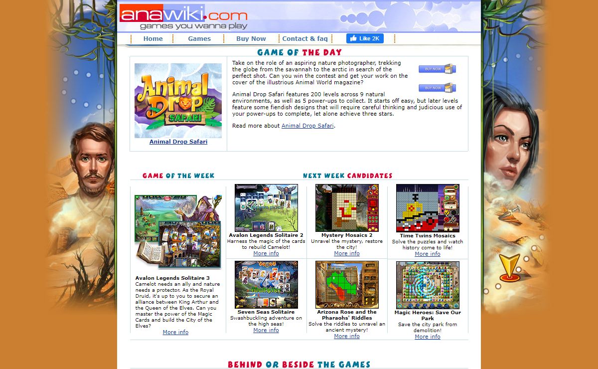 ANAWIKI GAMES - games you wanna play. PC, Mac & Linux free download casual games