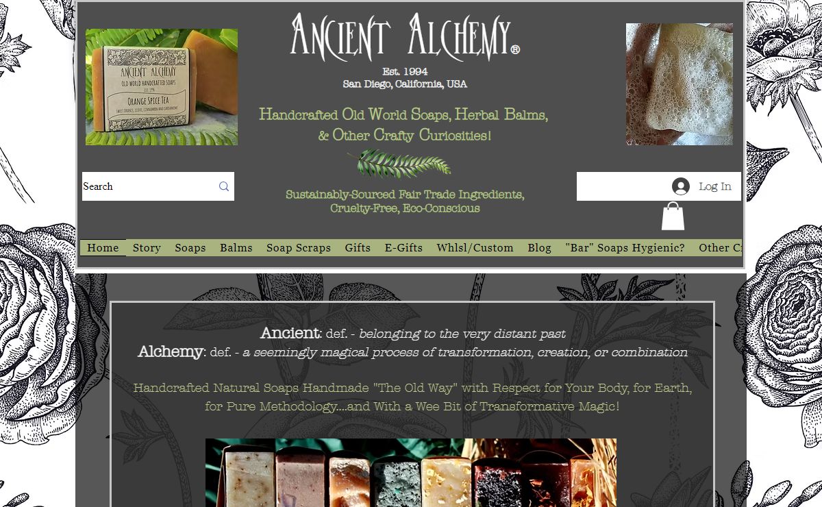 Home | Ancient Alchemy - Handcrafted Soaps, Bar Shampoo, Balms, Candles