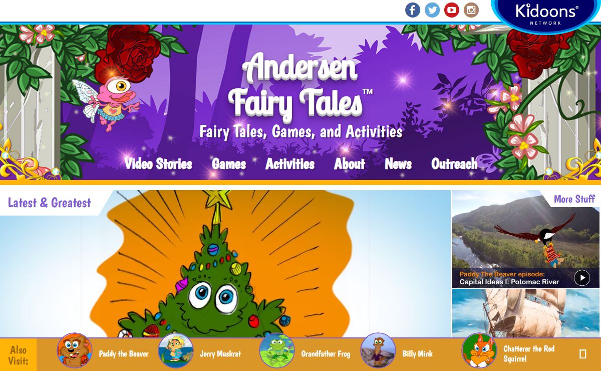 Hans Christian Andersen Video Fairy Tales, Games and Activities | Andersen Fairy Tales