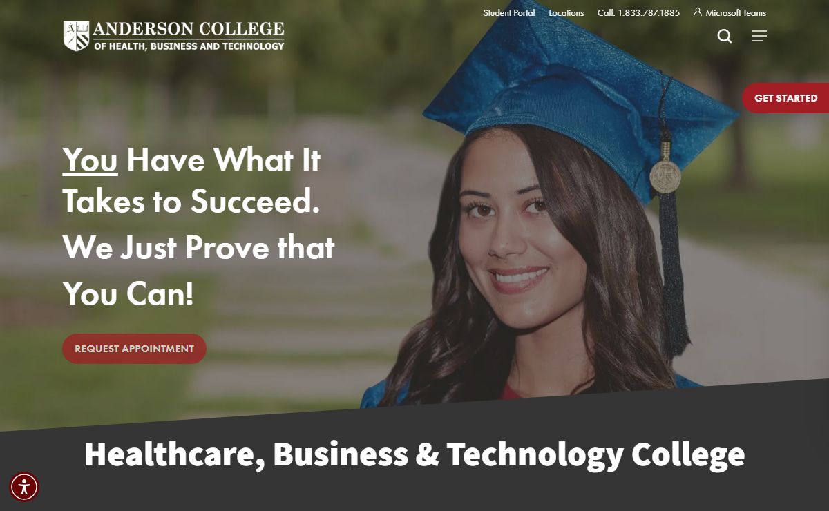 Home | Anderson College | Be Job Ready in Months