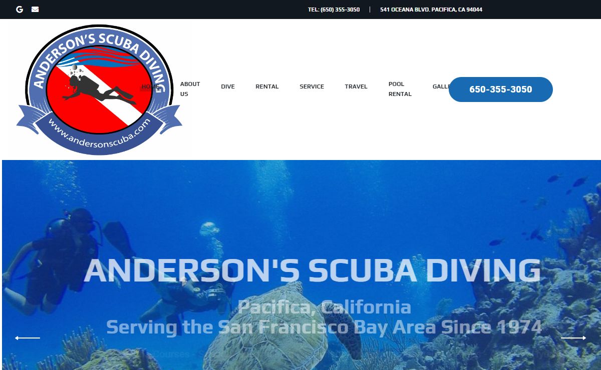 Anderson’s Scuba Diving – Spear Fishing, Dive Trips, Scuba Equipment and Rentals