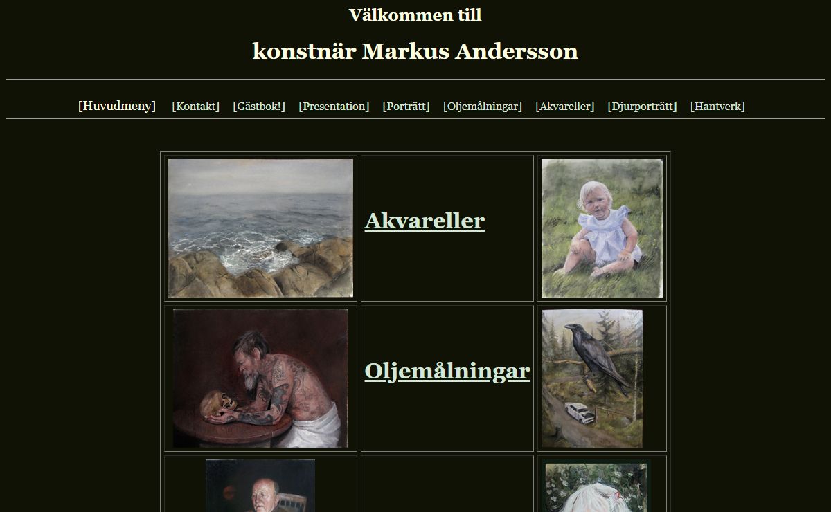 Konstnär Markus Andersson