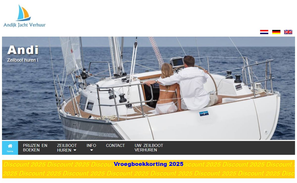 zeilboot huren ijsselmeer en waddenzee bij Andijk Zeiljacht verhuur: diverse merken zeiljachten