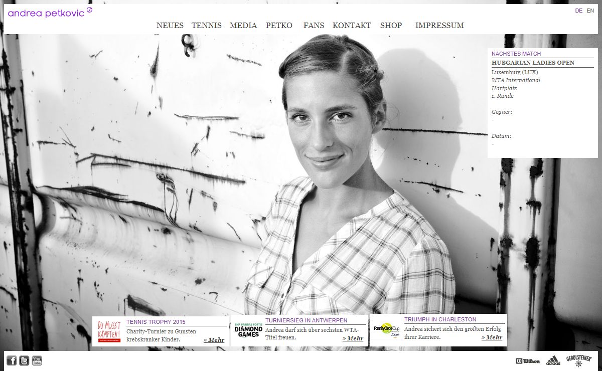 Offizielle Website von Andrea Petkovic | andreapetkovic.de