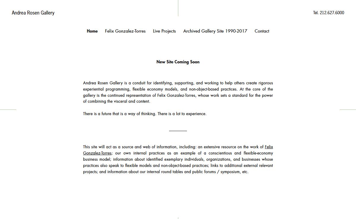 About - Andrea Rosen Gallery