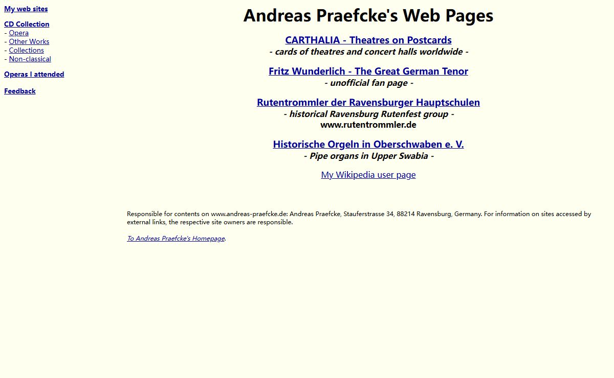 Andreas Praefcke - Homepage