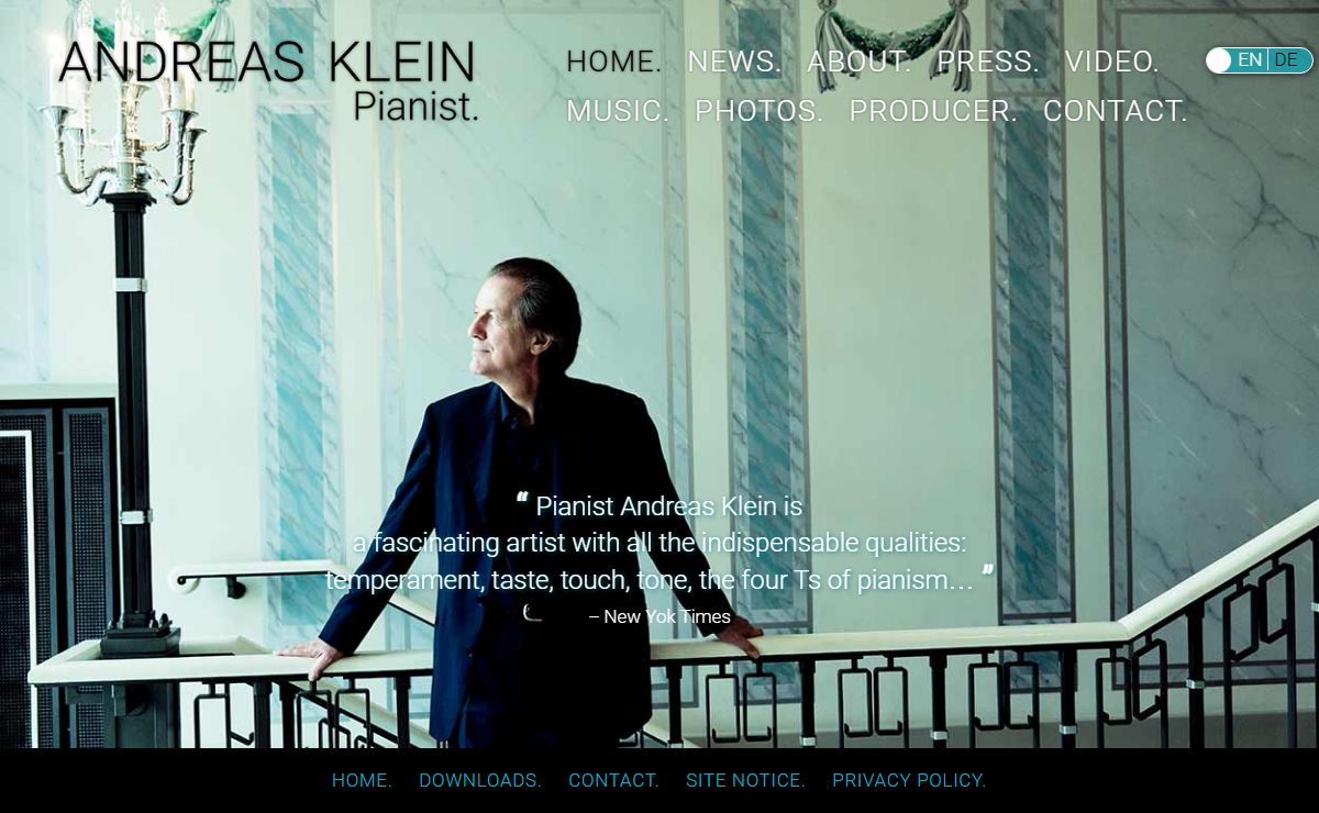 Andreas Klein - Pianist.