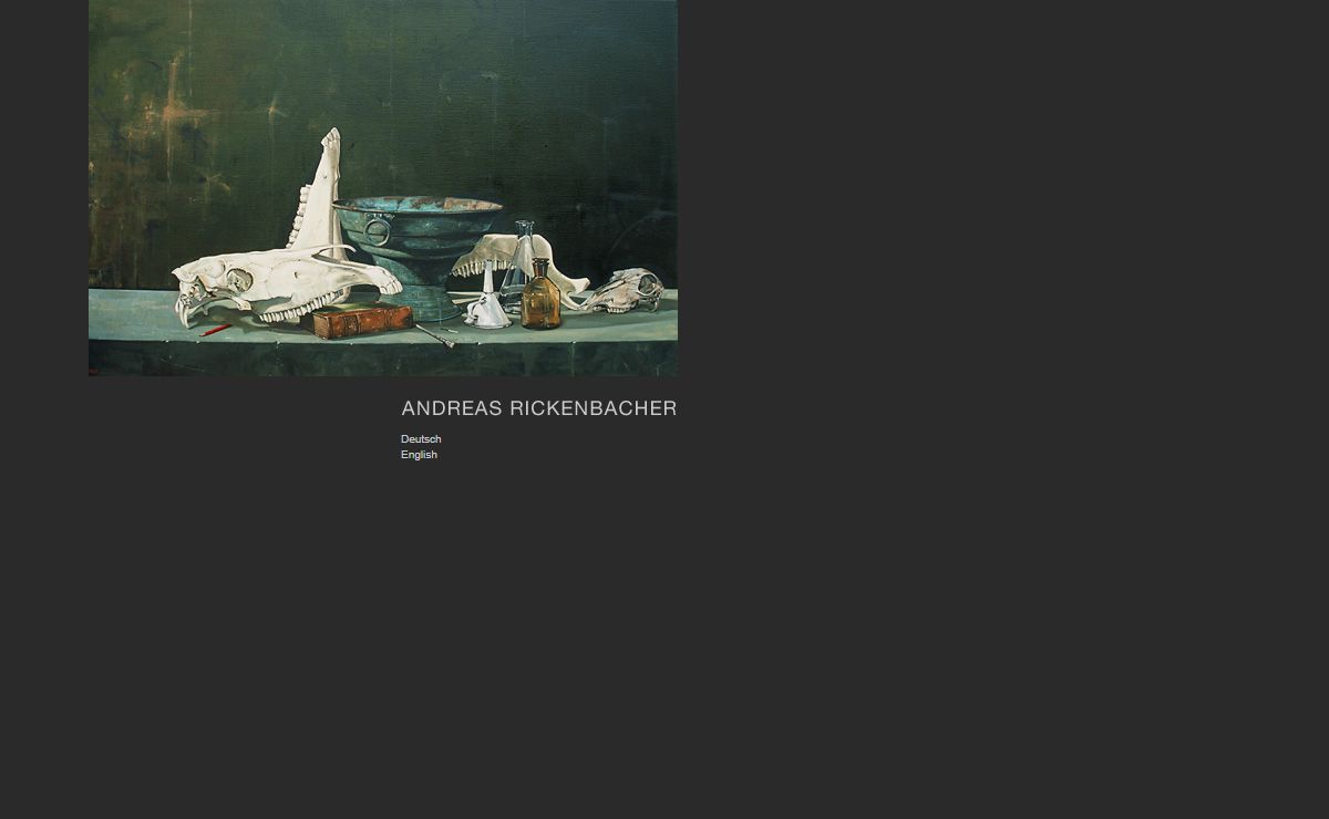 Werkdokumentation Andreas Rickenbacher