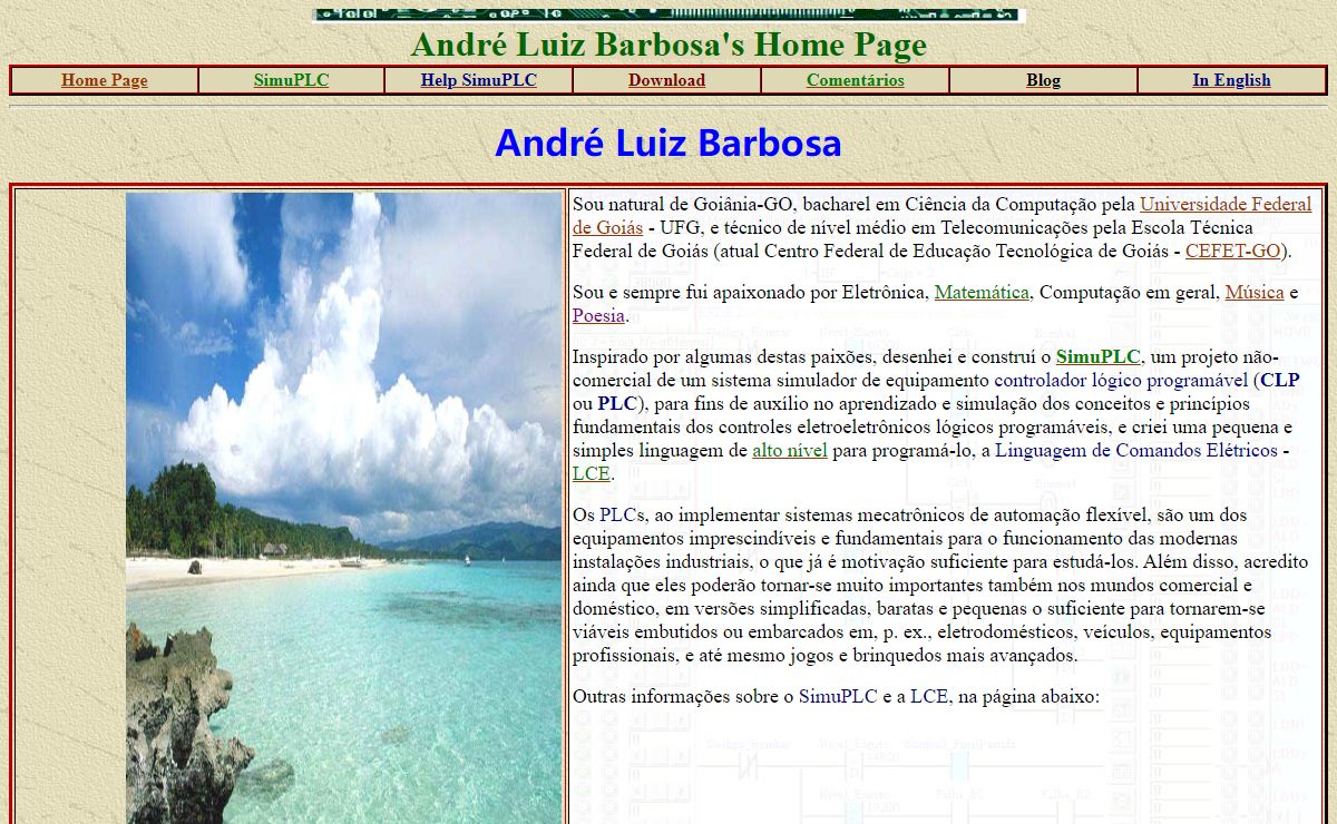 André Luiz Barbosa's Home Page