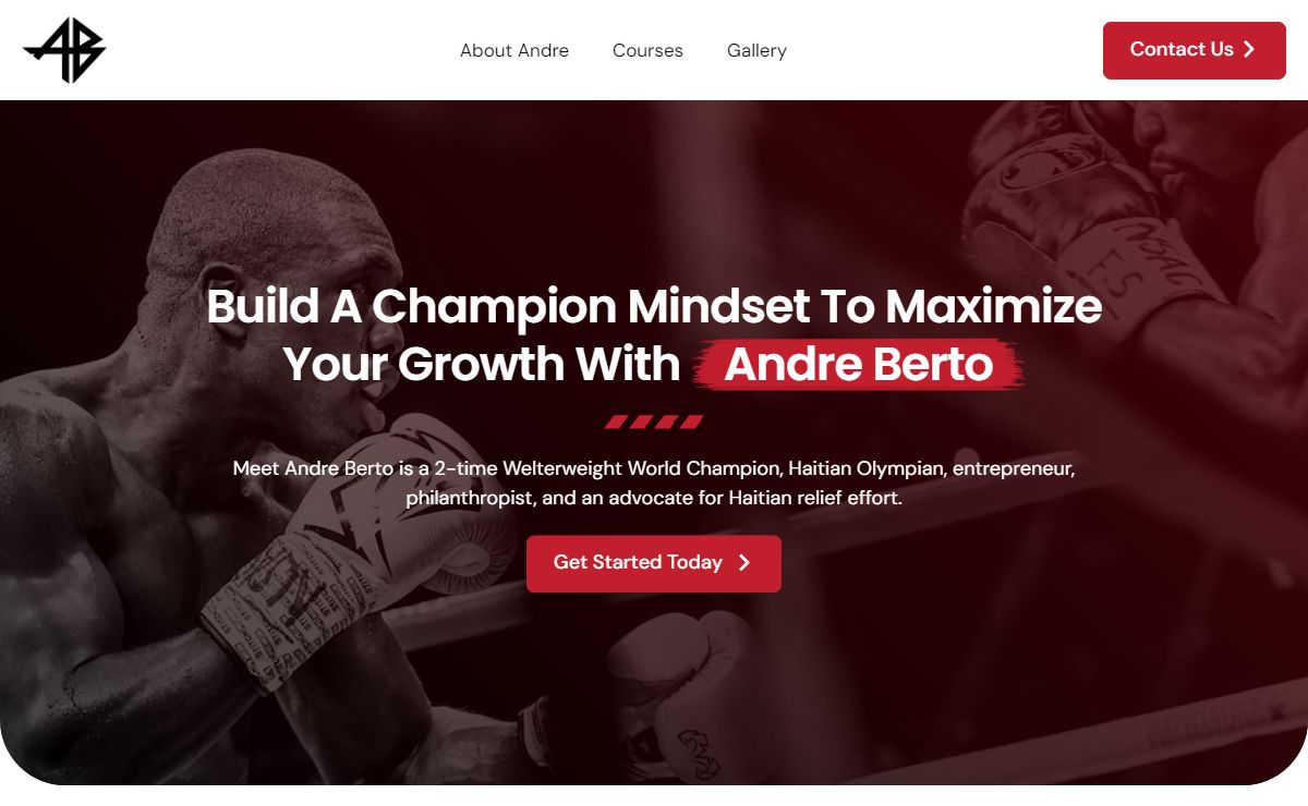 Andre Berto – 2X Boxing World Champion & Olympian