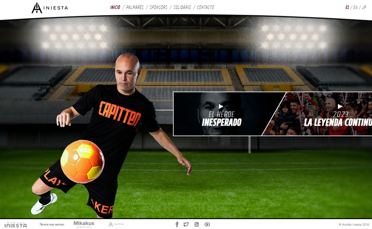 Andrés Iniesta » Página web oficial de Andrés Iniesta