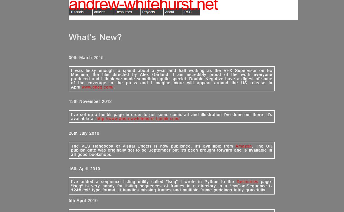 Andrew Whitehurst . Net