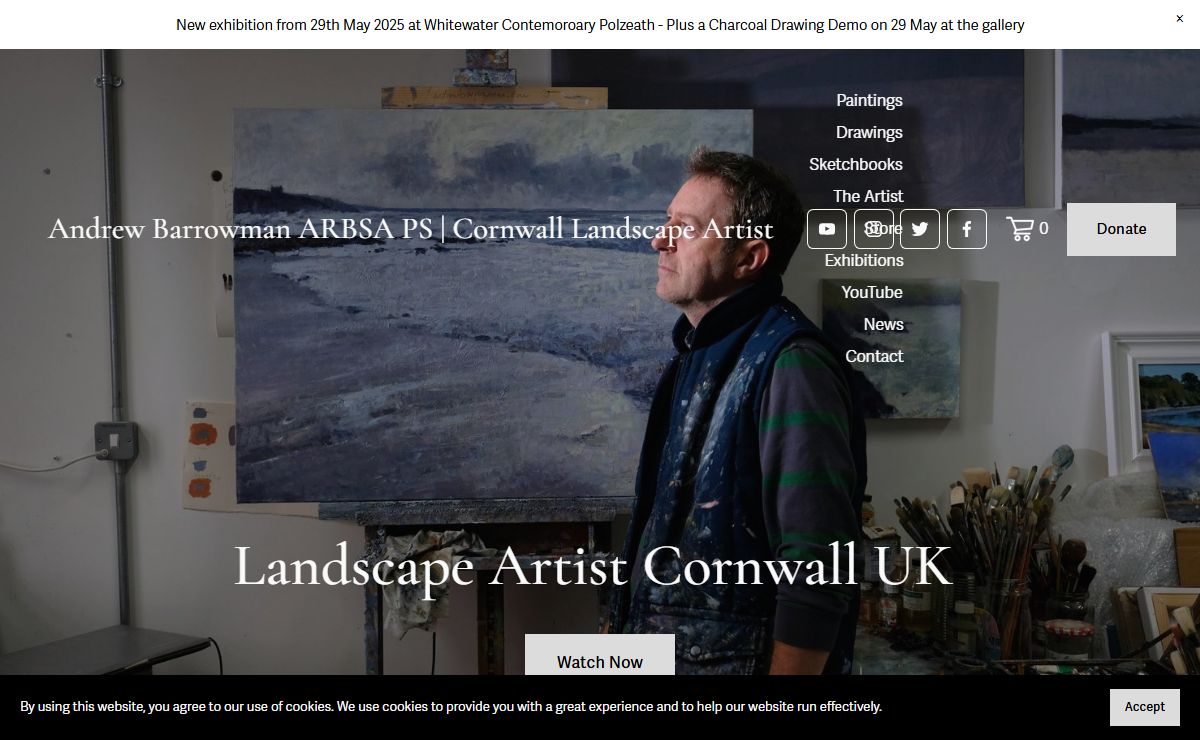 Andrew Barrowman ARBSA PS | Cornwall Landscape Artist