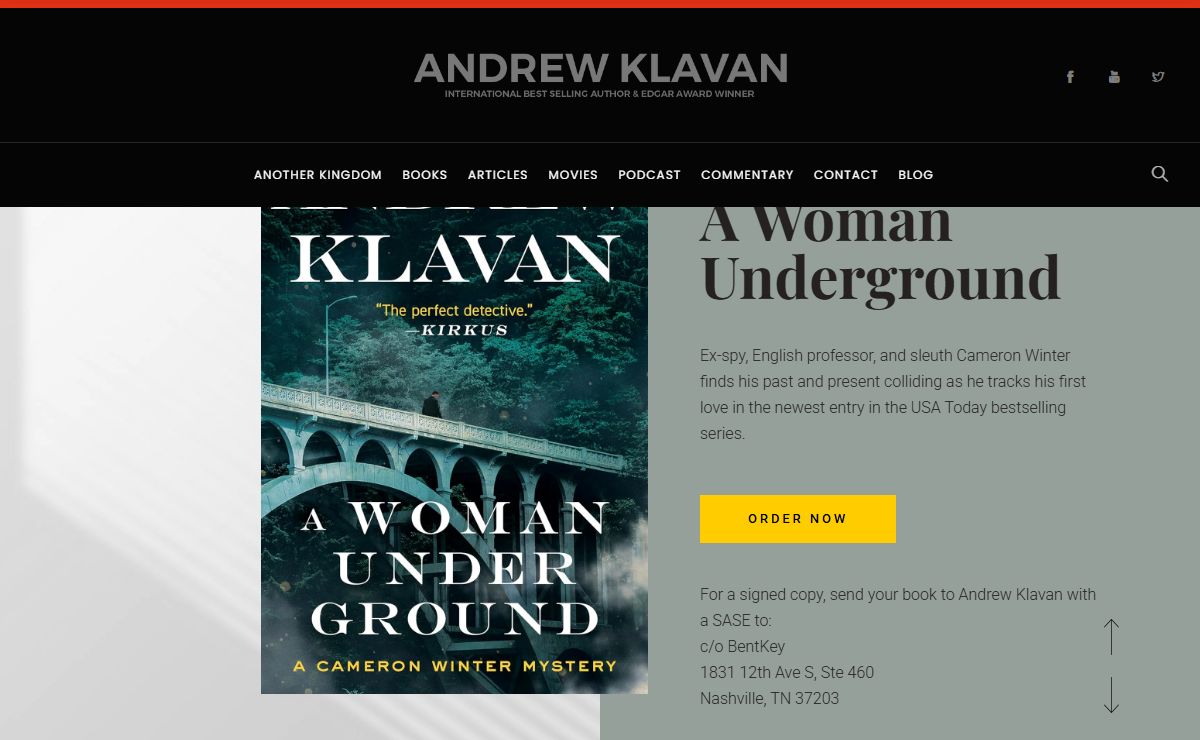 Home | Andrew Klavan | Bestselling Author & Edgar Award Winner