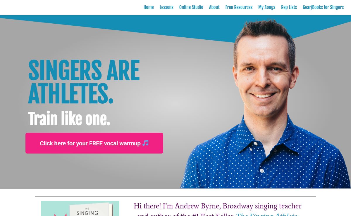 Andrew Byrne: The Singing Athlete
