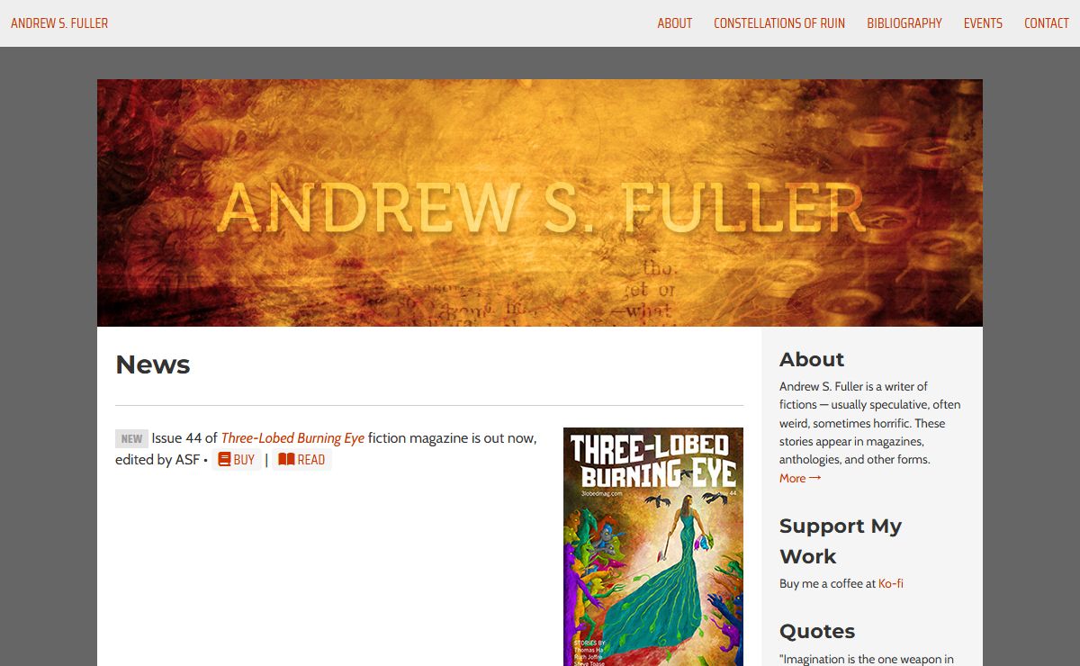 Andrew S. Fuller | writer