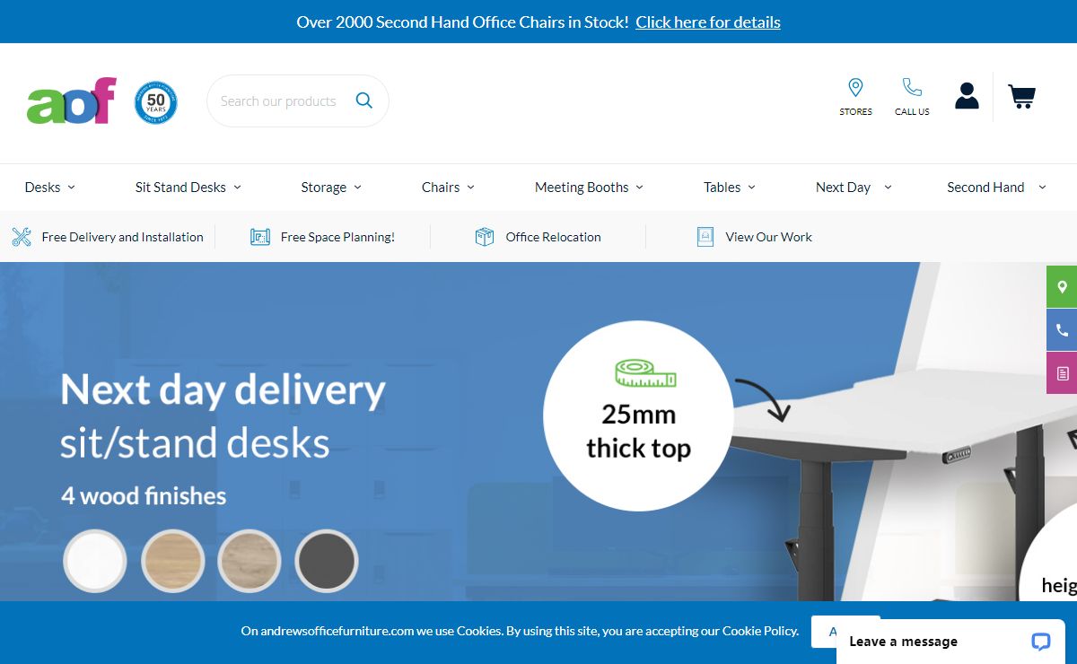 Andrews Office Furniture: Office Furniture, Desks & Chairs | AOF