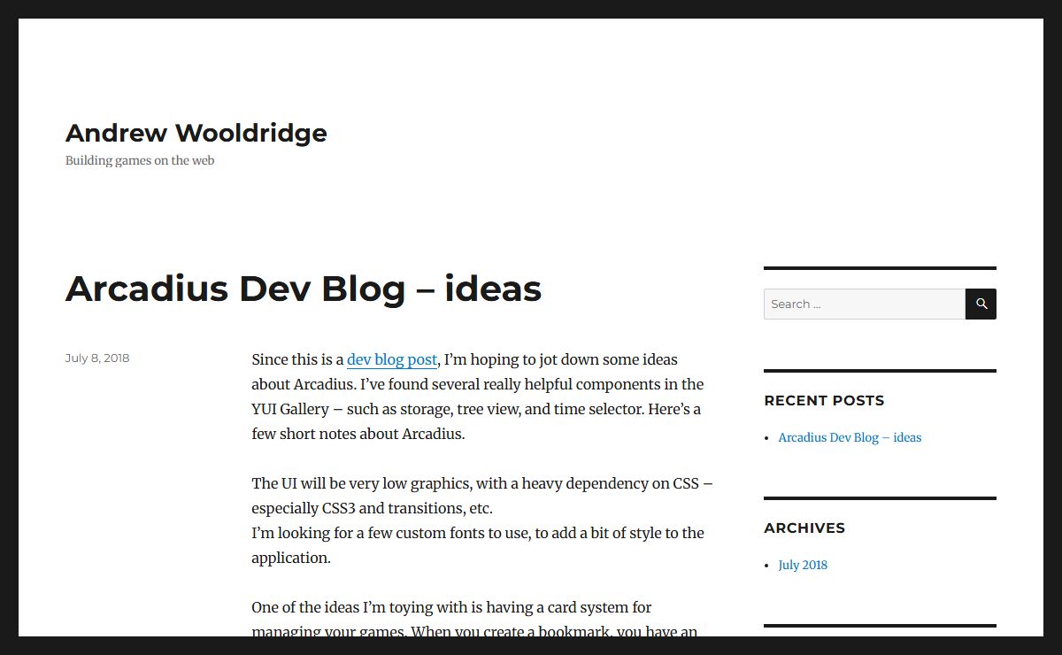 Andrew Wooldridge – Building games on the web