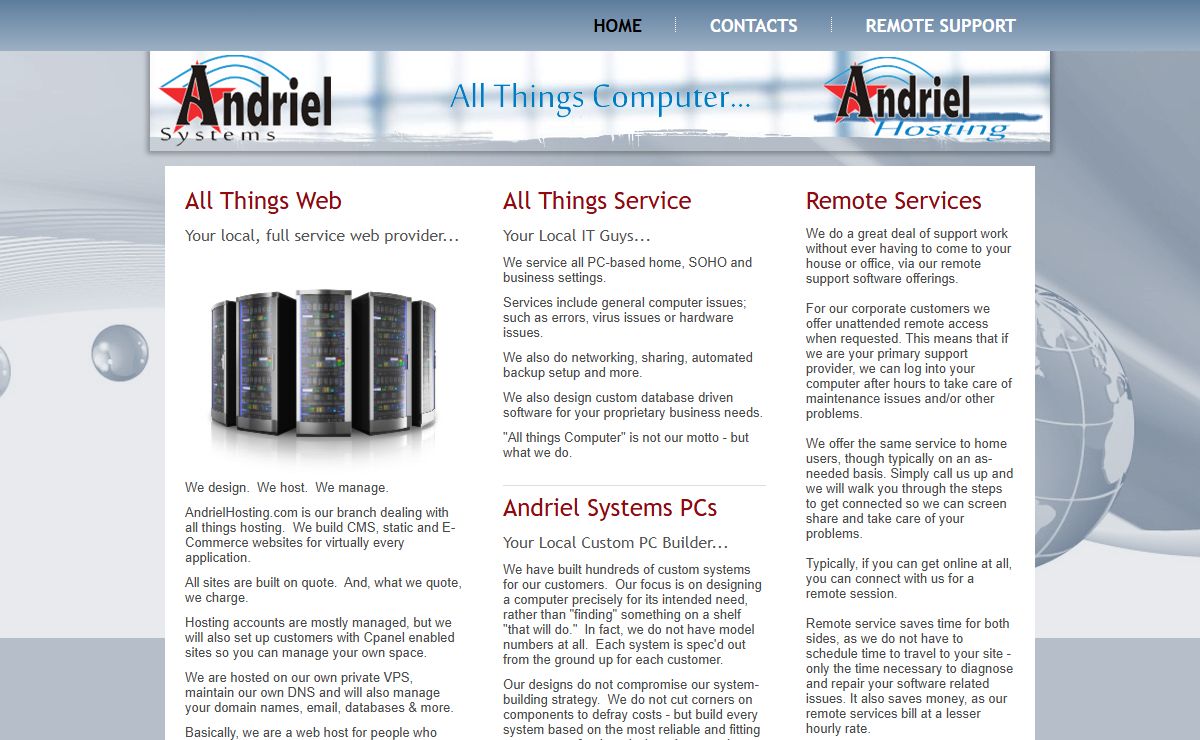 Andriel Systems Home