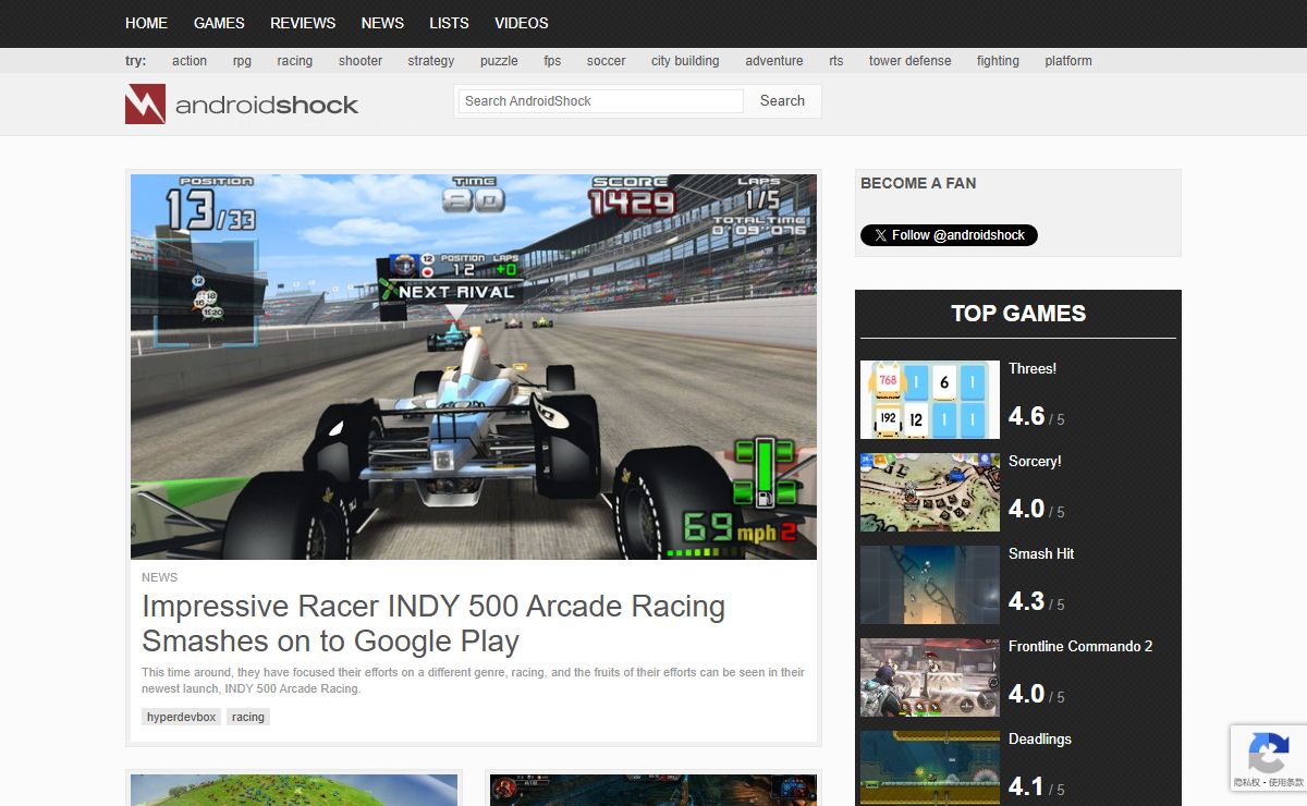 Android Games, News & Reviews - AndroidShock