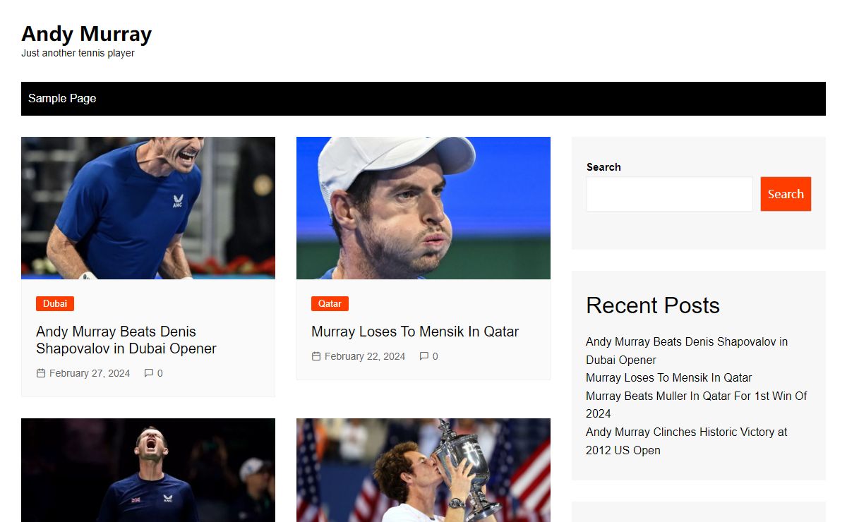 Andy Murray – Just another tennis player