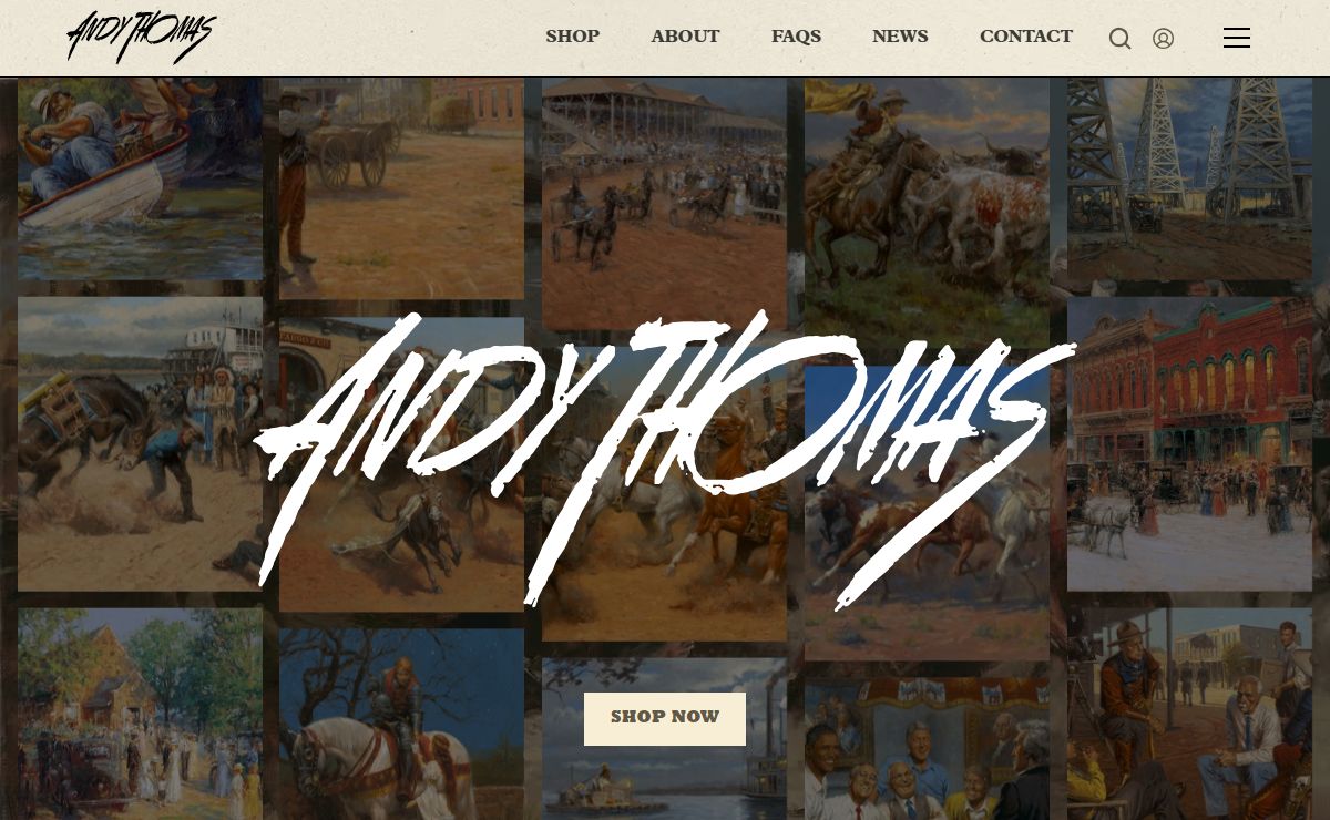 Fine Art by Andy Thomas – Original Paintings & Prints in Oils, Pencils & Watercolors