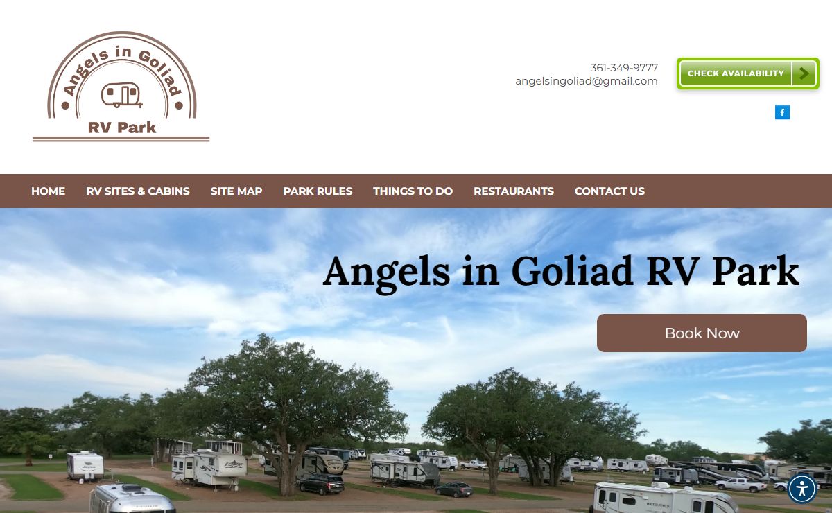 Angels In Goliad RV Park in Goliad, Texas - Home