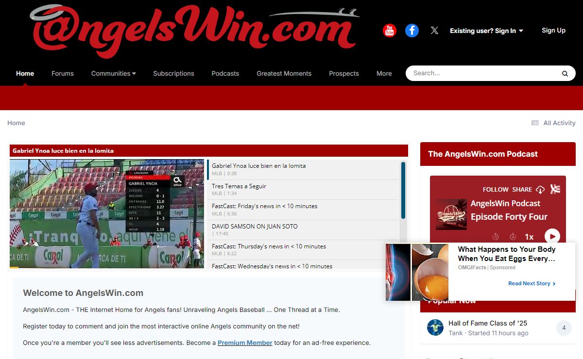 Los Angeles Angels Fansite - AngelsWin.com