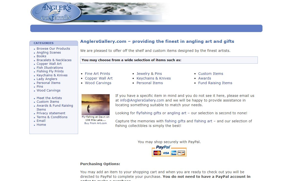 Flyfishing and angling art and gifts
