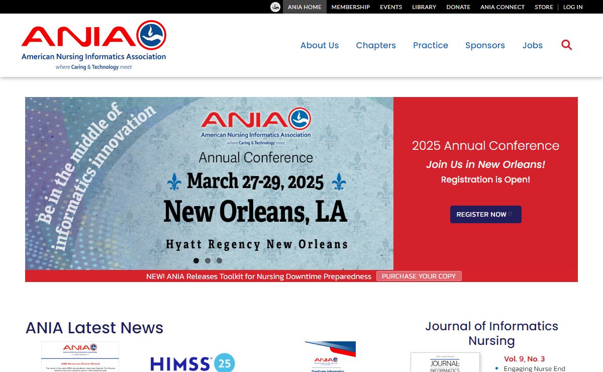 Home | American Nursing Informatics Association