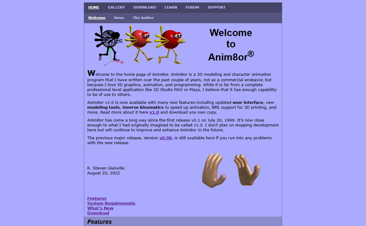 Anim8or 3d Modeler