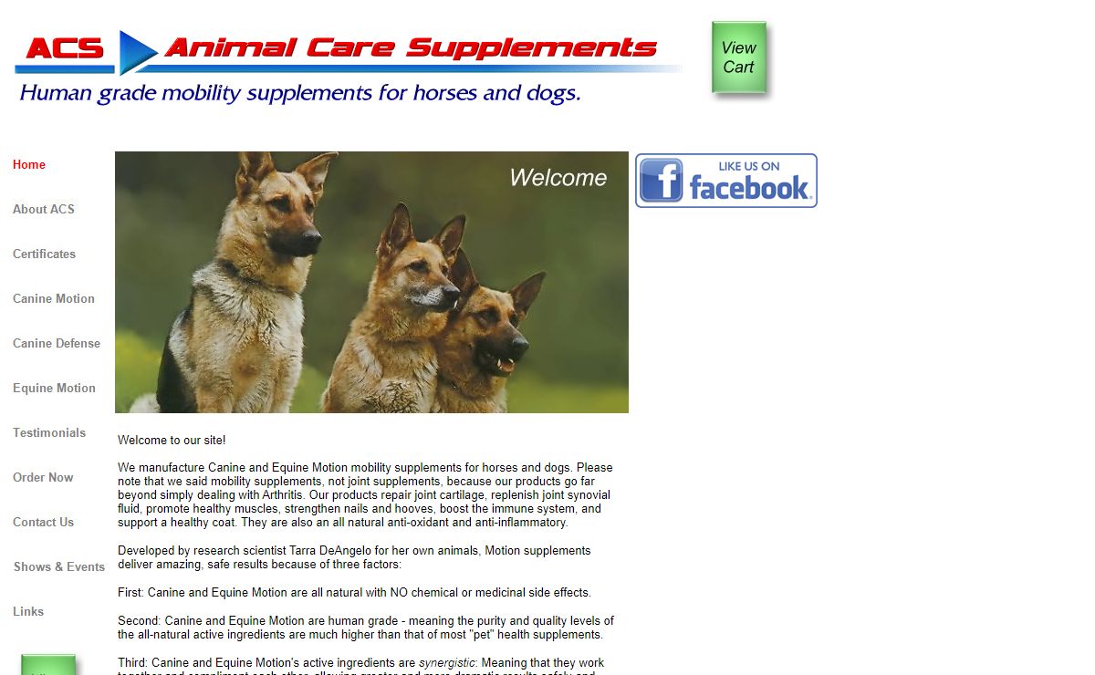Glucosamine Joint Supplements for Dogs and Horses