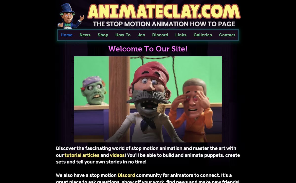 The Claymation and Stop Motion Tutorial Page | stop motion animation