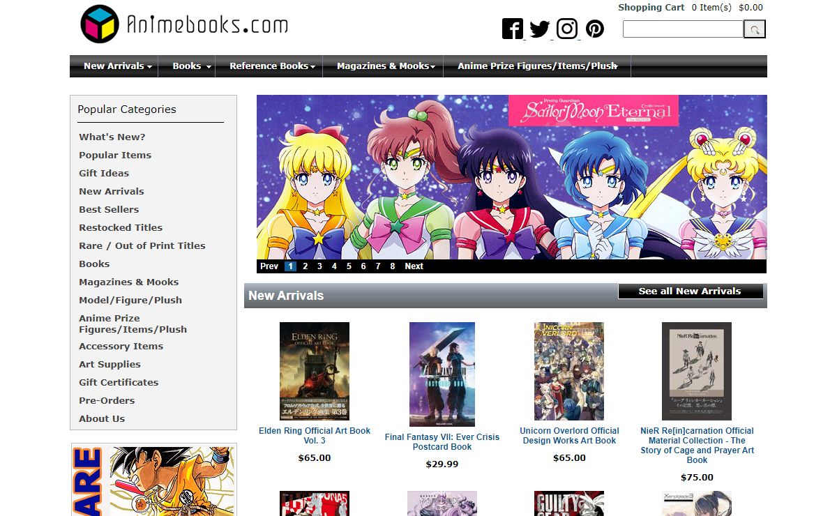 Animebooks.com - Art Books, Anime Apparels, Toys, and Creative Inspiration!!!